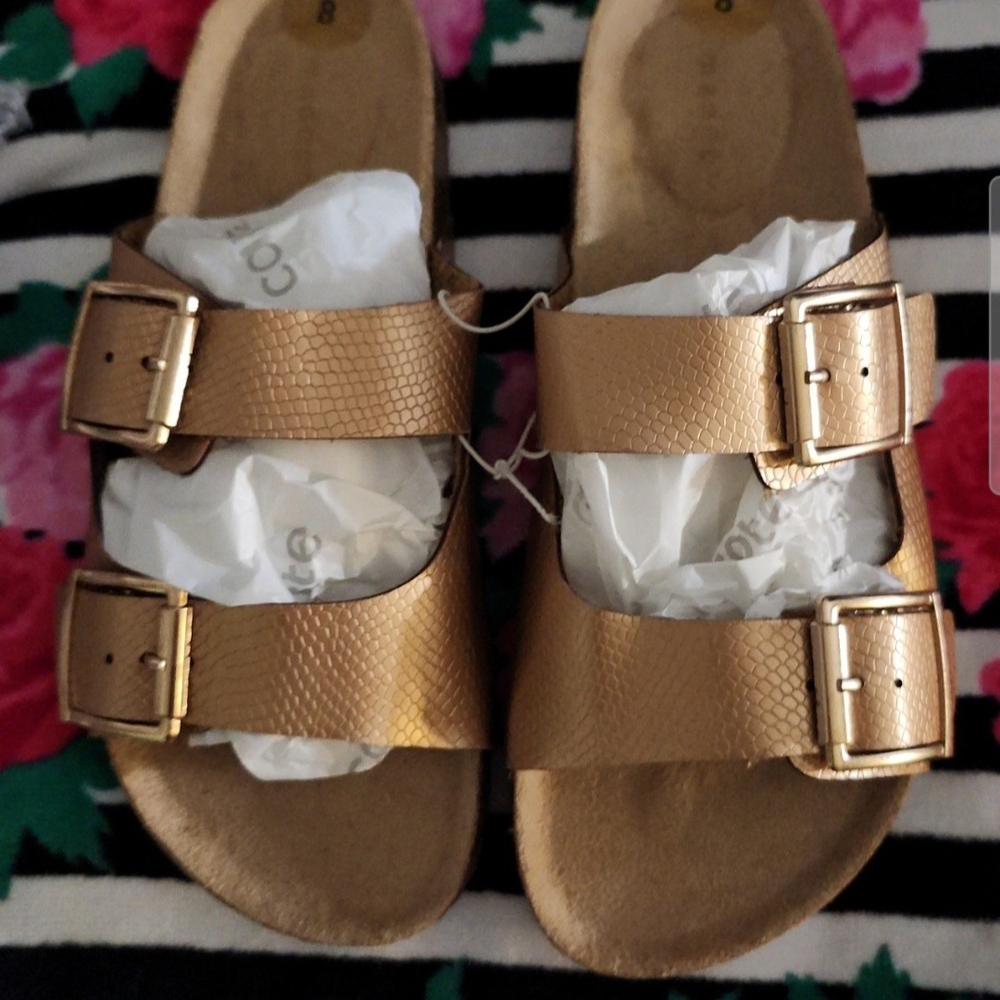 Madden Girl Gold Sandals